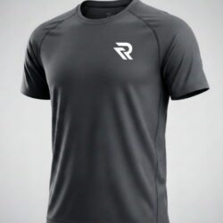 RIVANA Performance Gym T-Shirt - Charcoal Gray