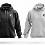 White & Black Rivana Pullover Hoodie